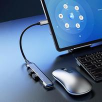 lizdo adapteris - Dudao HUB 4in1 USB-C - 4x USB-A (3 x USB2.0 / USB3.0) 6.3cm (A16T) - 6 nuotrauka