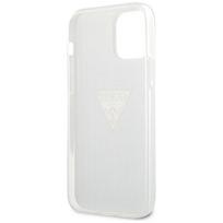 iphone 12 mini dekliukas - Nugarėlės dėklas Guess iPhone 12 5.4'' PC/TPU Denim Triangle Cover Light Blue - 3 nuotrauka