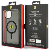 iphone 15 plus magsafe deklas - Ferrari "Translucent Magsafe iPhone 14 Plus" Black - 2 nuotrauka