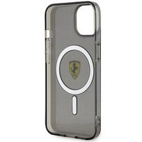 iphone 15 plus magsafe deklas - Ferrari "Translucent Magsafe iPhone 14 Plus" Black - 3 nuotrauka