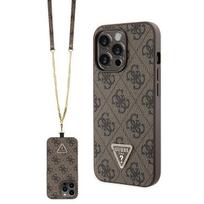 iphone 13 telefono deklas guess - Guess "Crossbody 4G Metal Logo iPhone 13 Pro/ 13" Brown - 2 nuotrauka