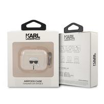 airpods deklai - Karl Lagerfeld ®®KLA3UKHGD Karl®s Head Case for AirPods 3®® Gold Glitter - 2 nuotrauka