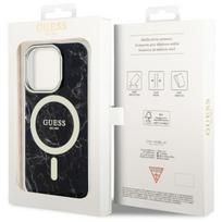 iphone 14 pro max magsafe - Guess "Hardcase Marble MagSafe iPhone 14 Pro Max" Black - 2 nuotrauka