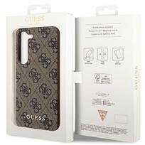 guess samsung galaxy s23 - Guess "4G Metal Gold Logo iPhone 14" Brown - 2 nuotrauka