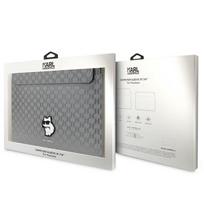 sleeve kompiuteriui - Karl Lagerfeld Saffiano Monogram Choupette 14" Silver - 2 nuotrauka