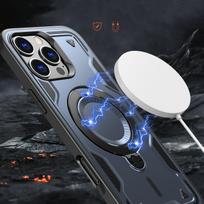 iphone 16 pro deklas blue - Multiple Color Wheat Case MagSafe for iPhone 16 Pro Max - navy blue - 4 nuotrauka