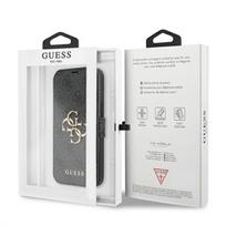 13x4 6 - Dėklas Apple iPhone 13 Pro Max Guess Book 4G Big Metal Logo (GUBKP13X4GMGGR) pilkos spalvos - 2 nuotrauka