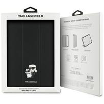 plansetinis apple ipad - Karl Lagerfeld Saffiano Magnetic Karl & Choupette iPad Pro 11" 2024 Black - 2 nuotrauka