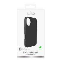 telefonas mygtukai - Puro Icon Mag Pro Cover, iPhone 17, juodas - Dėklas - 8 nuotrauka
