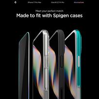 iphone 16 pro glass - Spigen "Glas.tR EZ Fit Pro HD" Ekrano Apsauga Apple iPhone 16 Pro Max / 17 Pro Max - Skaidrus (Transparent) - 2 nuotrauka