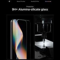 iphone 16 pro glass - Spigen "Glas.tR EZ Fit Pro HD" Ekrano Apsauga Apple iPhone 16 Pro Max / 17 Pro Max - Skaidrus (Transparent) - 7 nuotrauka