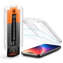 iphone 16 pro glass - Spigen "Glas.tR EZ Fit Pro HD" Ekrano Apsauga Apple iPhone 16 Pro Max / 17 Pro Max - Skaidrus (Transparent) - 12 nuotrauka