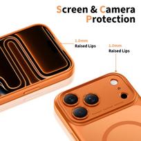 iphone orange - Tech-Protect iPhone 17 Pro MagPeak MagSafe Case - Kosminė Oranžinė (Cosmic Orange) - 5 nuotrauka