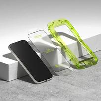 iphone 17 stiklas - Ringke Easy Slide 2-pack tempered glass for iPhone 17 - black - 4 nuotrauka