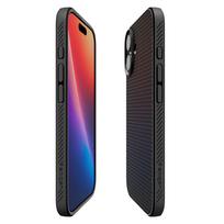 iphone air spigen - Spigen Liquid Air dėklas Apple iPhone 17 Air - Matinis Juodas (Matte Black) - 3 nuotrauka