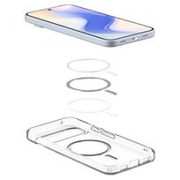 google pixel 10 deklas - Spigen Ultra Hybrid MagSafe Dėklas Google Pixel 10 / 10 Pro - Skaidrus ir Baltas (Clear and White) - 5 nuotrauka