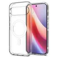 google pixel 10 deklas - Spigen Ultra Hybrid MagSafe Dėklas Google Pixel 10 / 10 Pro - Skaidrus ir Baltas (Clear and White) - 6 nuotrauka