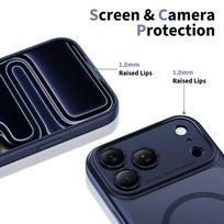 iphone 17 pro max deklas melynas - Tech-Protect MagPeak MagSafe CC Dėklas Apple iPhone 17 Pro Max - Matinė Tamsiai Mėlyna (Matte Deep Blue) - 5 nuotrauka