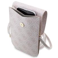 guess pinigines - Guess "PU 4G Printed Stripes Phone Bag" Pink - 3 nuotrauka