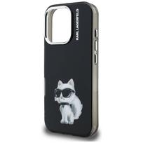 apple 16 pro max dekliukai - Karl Lagerfeld "IML Aquarelle Choupette Case for Apple iPhone 16 Pro Max" Juodas (Black) - 4 nuotrauka