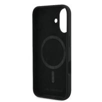 telefono deklas karl lagerfeld - Karl Lagerfeld "Liquid Silicone Double Heads MagSafe iPhone 16" Black - 3 nuotrauka