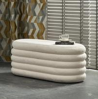 suoliukas daiktadeze - HOMCOM Suoliukas su daiktadėže BLISS, kreminis (Cream) - 2 nuotrauka