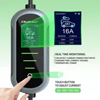 type type2 - Qoltec Mobile EV 2in1 Type 2 11kW 400V - 7 nuotrauka