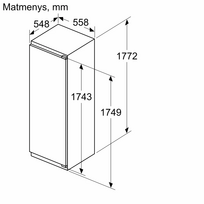 saldytuvas bosch imontuojamas - Bosch KIL82SDD0 - 4 nuotrauka