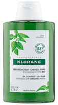 Klorane Nettle Oil Control Shampoo šampūnas riebiems plaukams, 200 ml