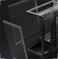 atx korpusai - „Corsair 3500X RS-R“ kompiuterio korpusas, „Mid-Tower“, E-ATX, RGB, grūdintas stiklas - juodas - 9 nuotrauka