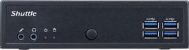 intel n10 - Shuttle XPC slim DL30N ,  Intel N100 ,  1x DDR5 ,  Juodas (Black) - 3 nuotrauka