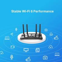 wi fi 6 - TP-Link Archer AX10, Juodas (Black) - 6 nuotrauka