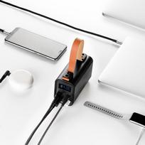nesiojama elektros stotele - Sponge Energy 30000mAh 100W Juodas (Black) - 5 nuotrauka