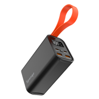 nesiojama elektros stotele - Sponge Energy 30000mAh 100W Juodas (Black) - 9 nuotrauka