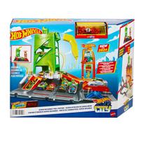 hot wheels trasos - Mattel Hot Wheels City Super Fuel Station HTN79 žaislų rinkinys - 2 nuotrauka