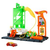hot wheels trasos - Mattel Hot Wheels City Super Fuel Station HTN79 žaislų rinkinys - 7 nuotrauka