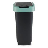siuksliadeze 25 l - Šiukšliadėžė Rotho Twist 17544, Juoda (Black)/Tamsiai žalia (Dark Green), 25 l - 10 nuotrauka