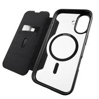odinis iphone deklas - Dėklas Puro BOOK MAG Booklet Case for iPhone 16, juodas Prekė-PUIPC1661BKMAGBLK - 4 nuotrauka