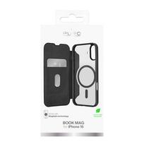 odinis iphone deklas - Dėklas Puro BOOK MAG Booklet Case for iPhone 16, juodas Prekė-PUIPC1661BKMAGBLK - 10 nuotrauka