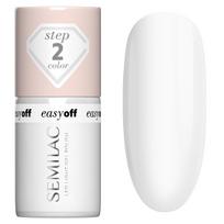 Hibridinis nagų lakas Semilac Easy Off L01 Coconut Milk, 7 ml