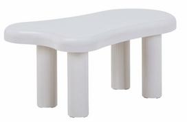Kavos staliukas Homla Alto, balta sp., 60 cm x 100 cm x 45 cm