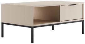 Kavos staliukas Kocot Kids Austin 100, juoda sp./smėlio sp., 100 cm x 60 cm x 45.5 cm