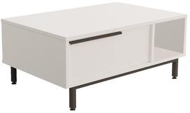 Kavos staliukas Kalune Design ON2-W, balta sp., 90 cm x 60 cm x 37.6 cm