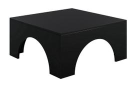 Kavos staliukas Kalune Design Collesium, juoda sp., 80 cm x 80 cm x 37 cm