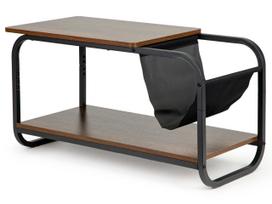 Kavos staliukas ModernHome, ruda sp./juoda sp., 86.5 cm x 40 cm x 46 cm