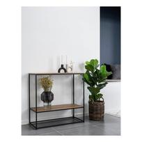 konsole staliukas - Konsolinis staliukas House Nordic, juoda sp./medžio sp., 80 cm x 36 cm x 80 cm - 3 nuotrauka