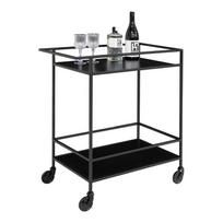 minamas baras - Mini baras House Nordic, juoda sp., 68 cm x 40 cm x 79 cm - 4 nuotrauka