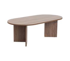 stalas 60 40 - Kavos staliukas Nordure Sable, ruda sp., 60 cm x 119 cm x 40 cm - 2 nuotrauka
