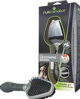 sunu sukos - Furminator Dvigubas šepetys augintiniams Dual Grooming Brush - 1 nuotrauka