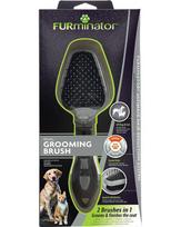 sunu sukos - Furminator Dvigubas šepetys augintiniams Dual Grooming Brush - 2 nuotrauka